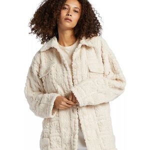 Billabong Fairbanks Button-Up Teddy Bear Jacket